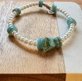 Turquoise & Pearl Duo